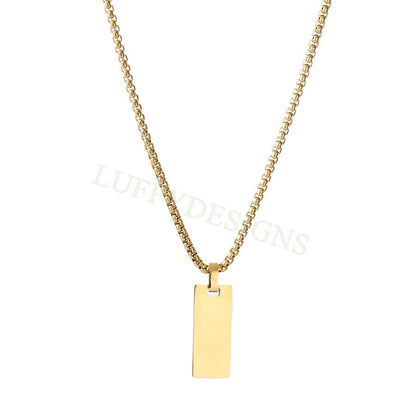 Blank Bar Necklace
