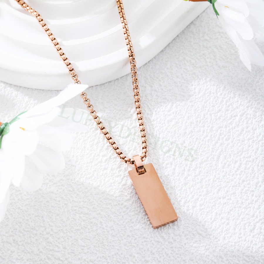 Blank Bar Necklace