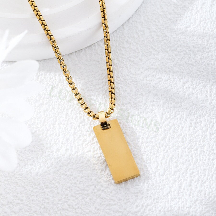 Blank Bar Necklace