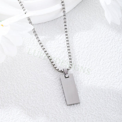 Blank Bar Necklace