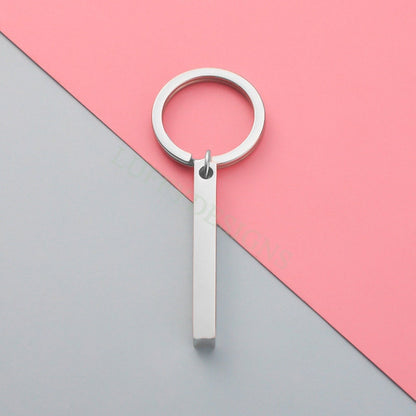 Blank bar keychain