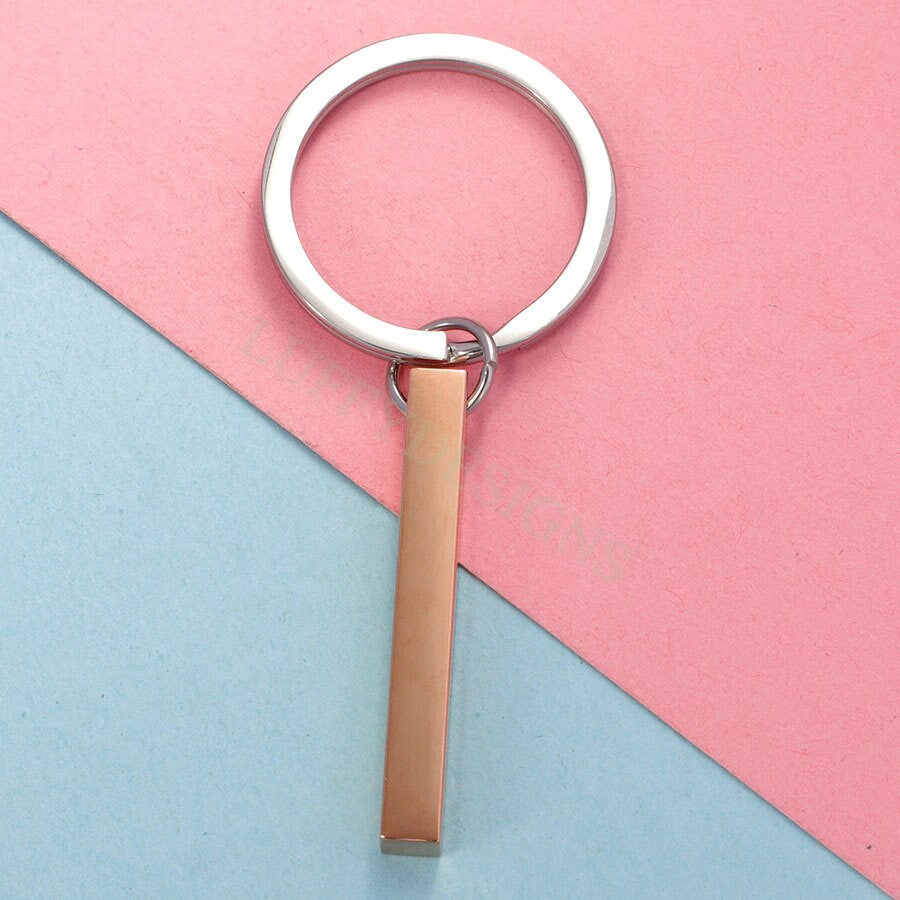 Blank bar keychain