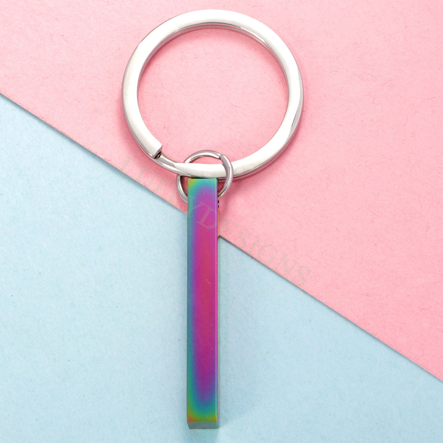 Blank bar keychain