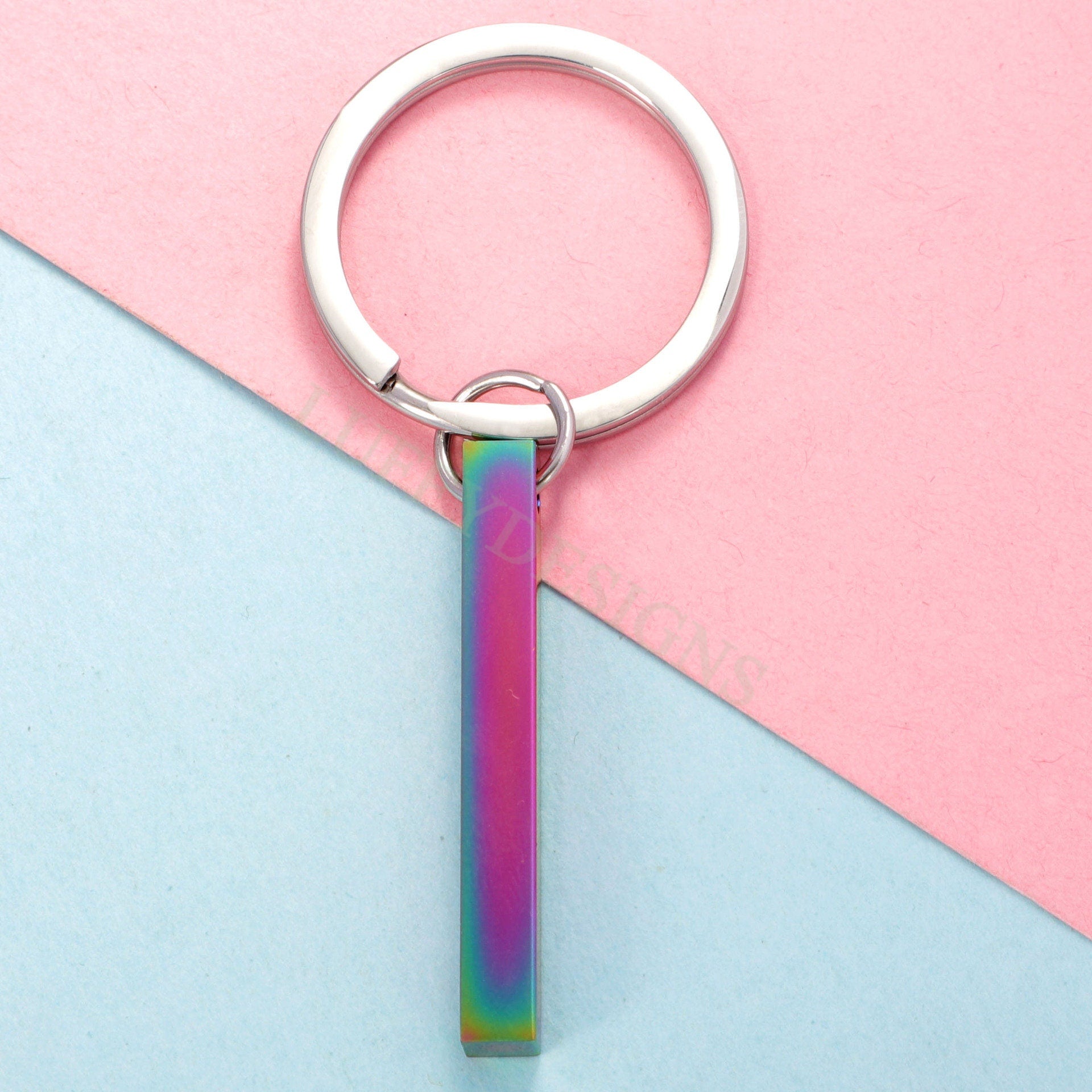 Blank bar keychain