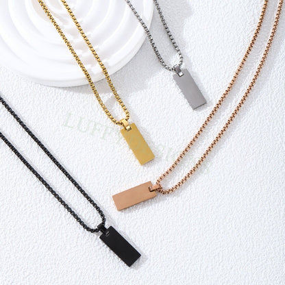 Blank Bar Necklace