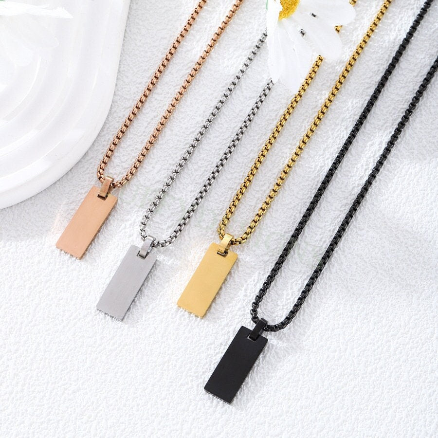 Blank Bar Necklace