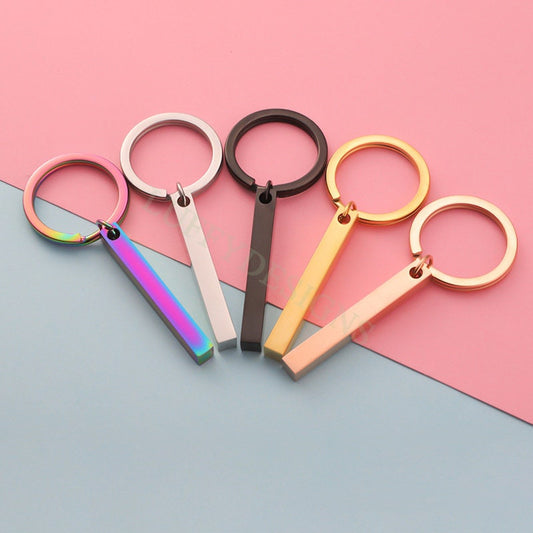 Blank bar keychain