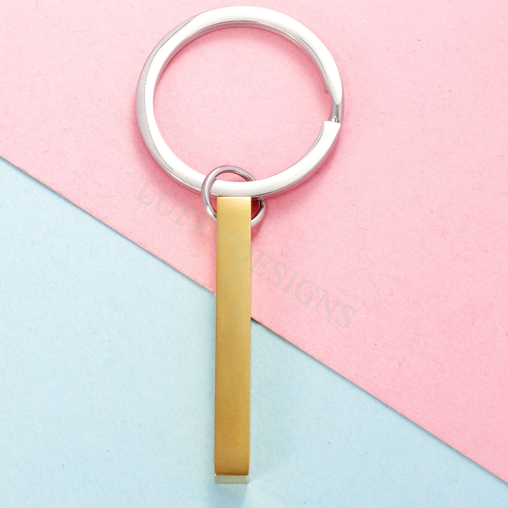 Blank bar keychain