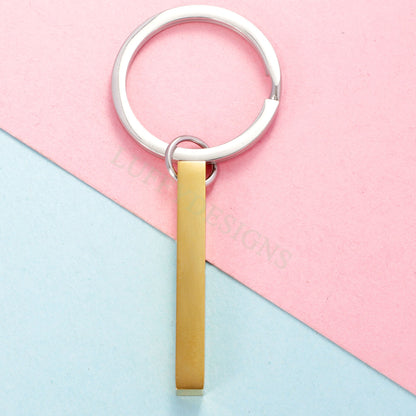 Blank bar keychain