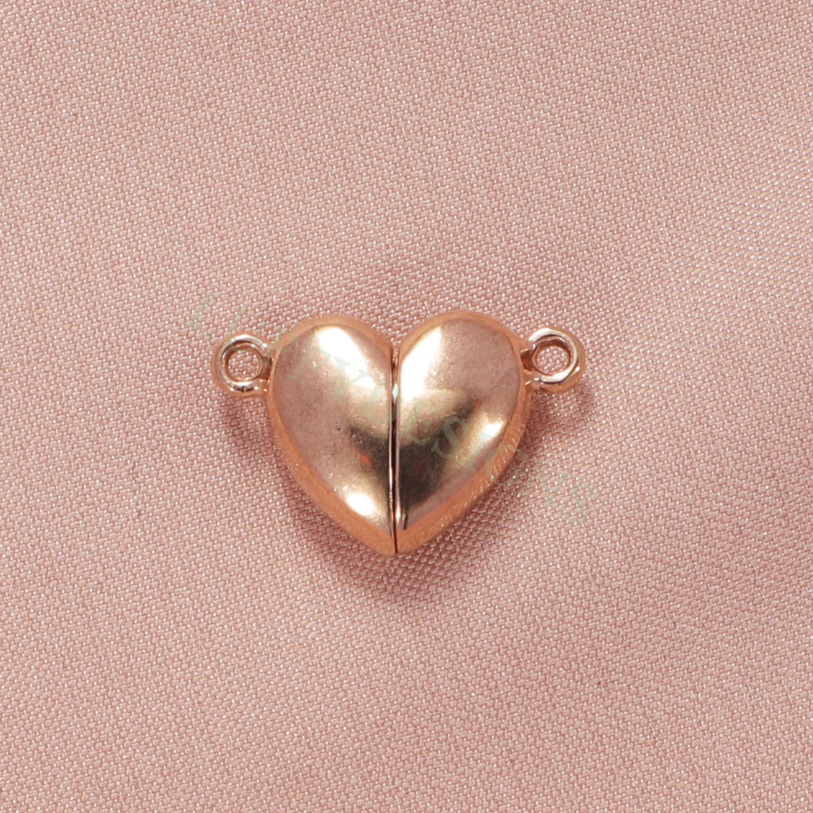 5pcs Heart Magnetic Clasps, Gold Magnetic Clasp Closure, Gold Stainless Steel, Strong Magnetic Clasp,Magnetic Heart Charms,Magnetic Pendant