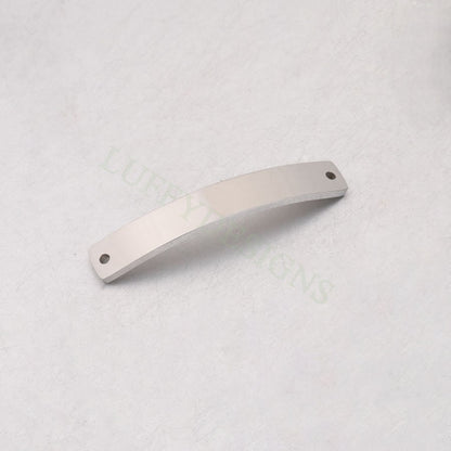 10pcs Blank Bar Charms 39x6mm, Bar Bracelet Supplies, Gold Steel Bar Blanks, Stamping Bar Supplies, DIY Engraving Supplies, Engraving Supply