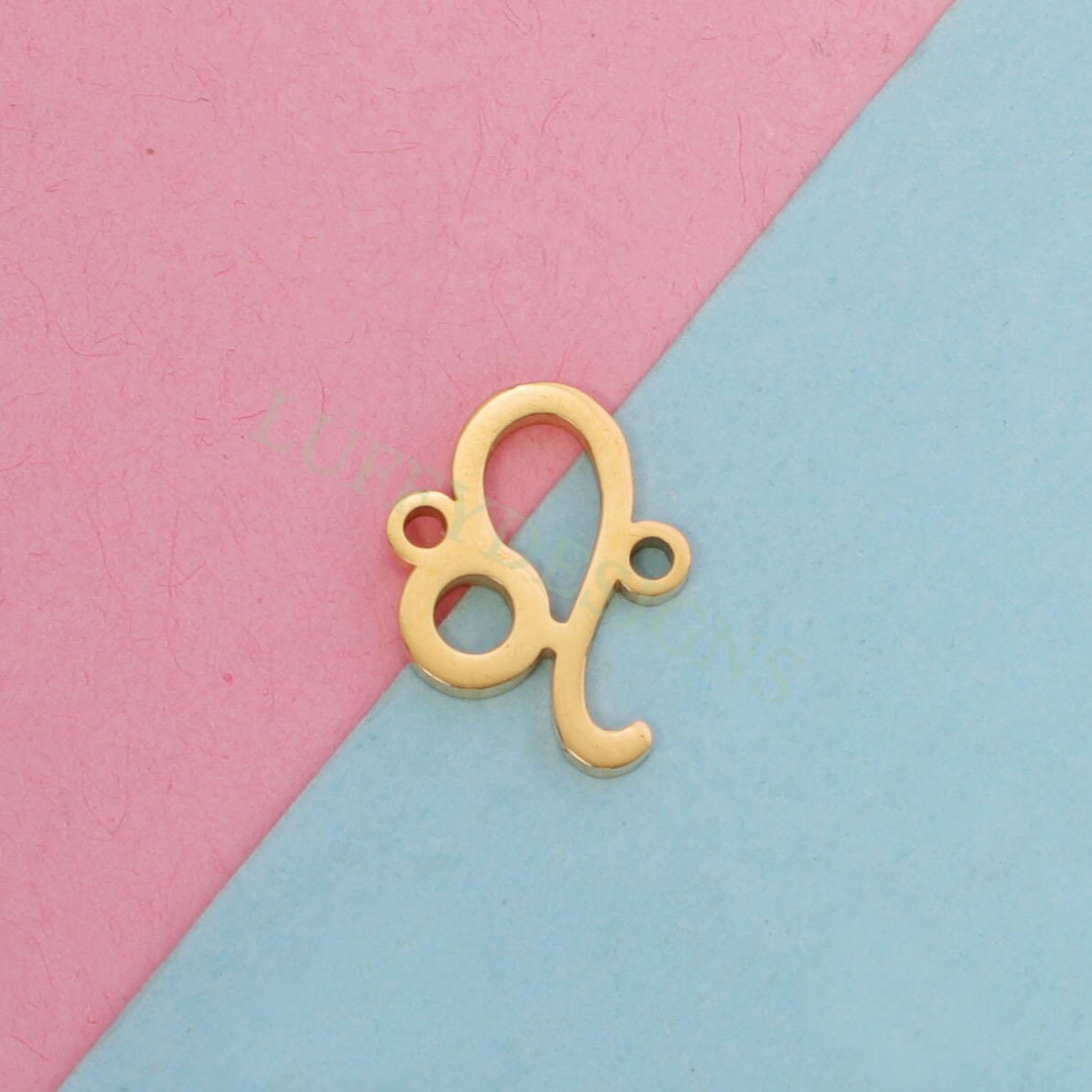 5pcs Zodiac Symbol Constellation Charm 15mm, Gold Stainless Steel, Gold Zodiac Pendant,Constellation Pendant,Zodiac Charm,Astrology Findings