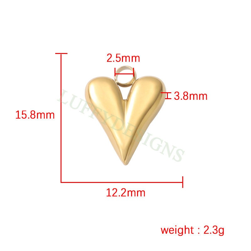 Puffy Heart charm