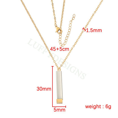 Blank Bar Necklace