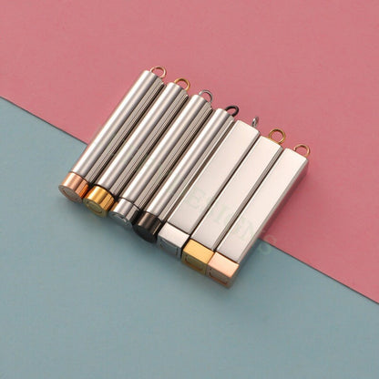 5pcs Blank Bar Charms, Hidden Message Bars, Gold Stainless Steel Bar Blanks, Secret Message Blank Bars, Hidden Message Pendant Supplies