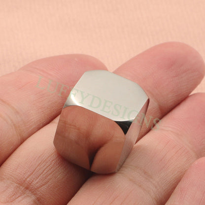 5pcs Cube Dice Charms, Blank Dice Charms, Stainless Steel Dice For Jewelry Making, Ready to Engrave Findings, DIY Engraving Dice Supplies