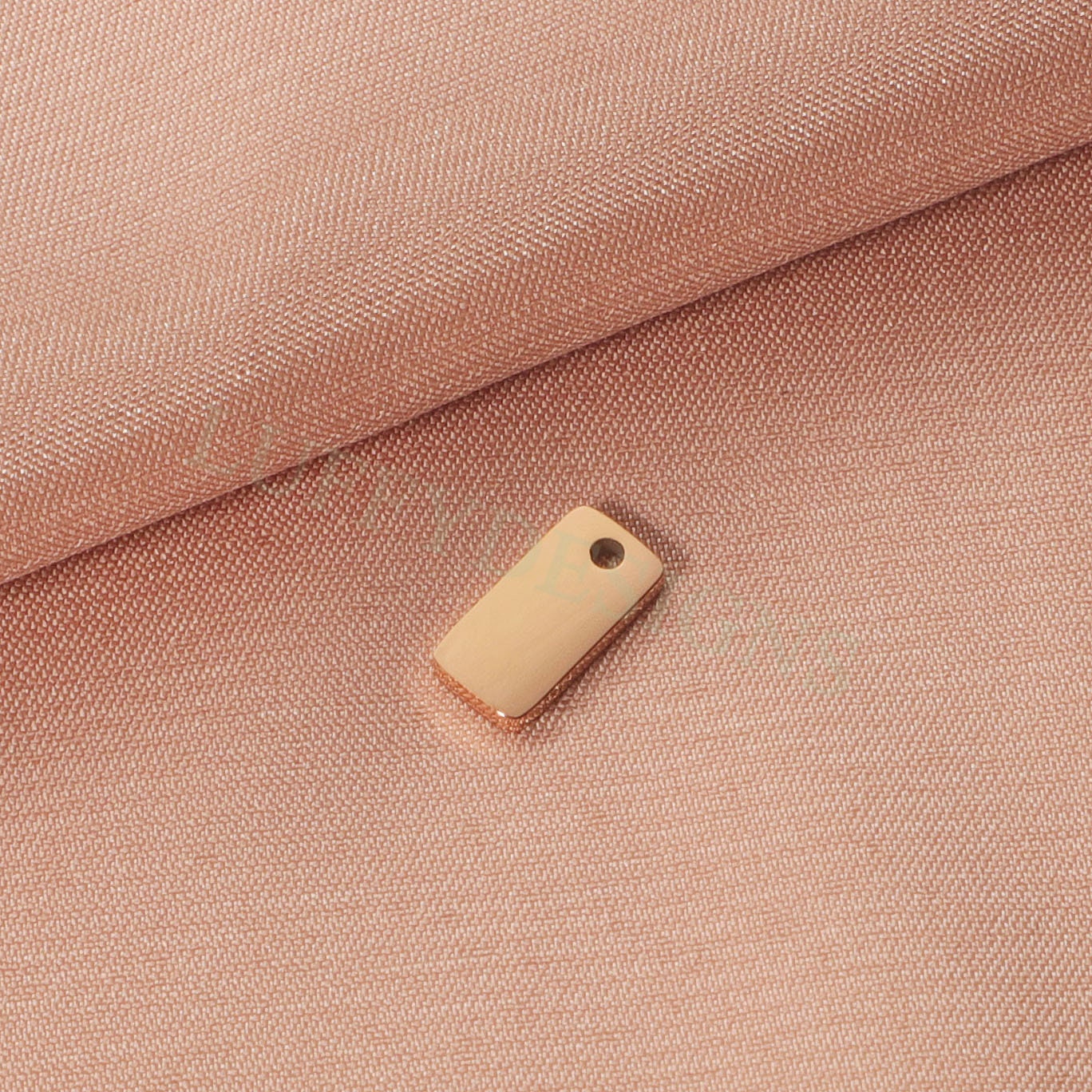 Gold Rectangle Charm