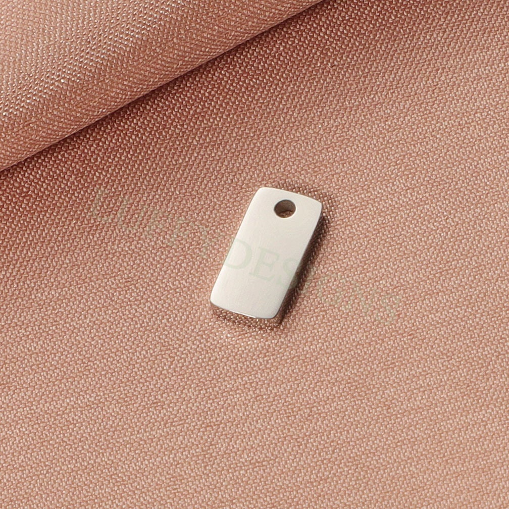 Gold Rectangle Charm