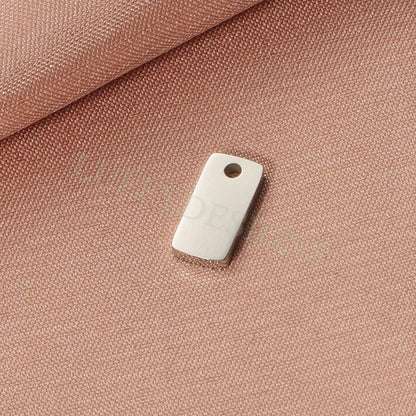Gold Rectangle Charm