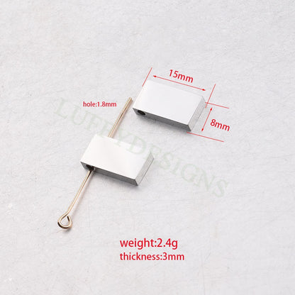 Rectangle Beads Charm