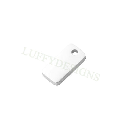 Gold Rectangle Charm