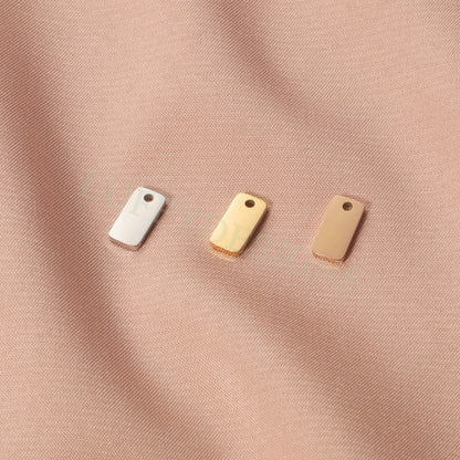 Gold Rectangle Charm