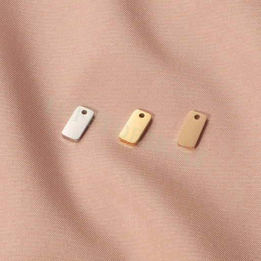 Gold Rectangle Charm