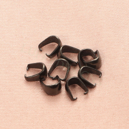 20pcs Thick Pinch Pendant Bail, Gold Plated Stainless Steel, Gold Claw Bail, Earrings Bail, Necklace Bail, Bail Finding,Making DIY Supply