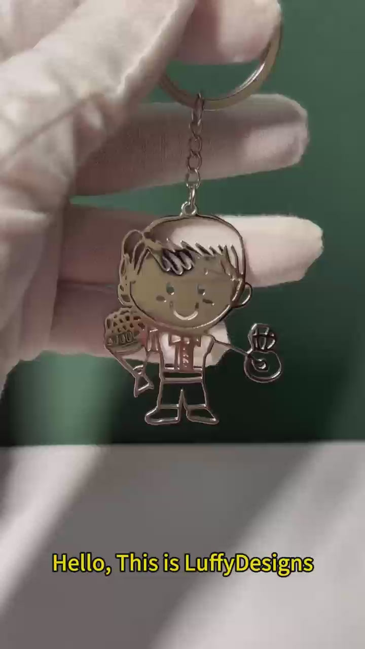 Kids Graffiti Keychain